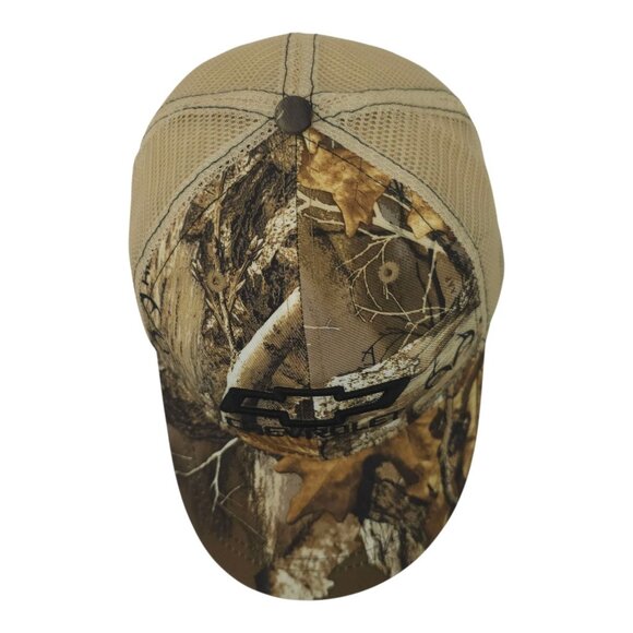 Chevrolet Embroidered Logo Realtree Camo Mesh Snapback Cap Trucker Hat NWOT - Picture 6 of 13